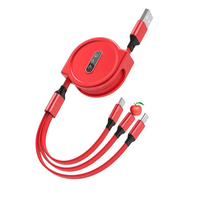 3 in 1 Retractable Usb Cable