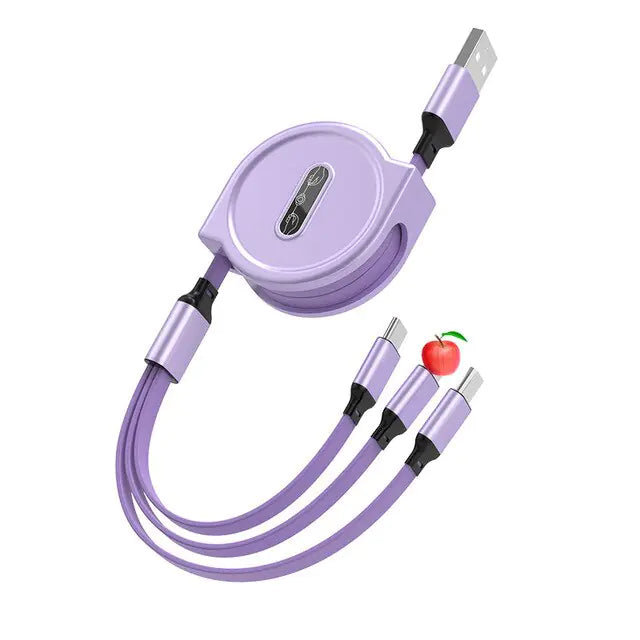 3 in 1 Retractable Usb Cable