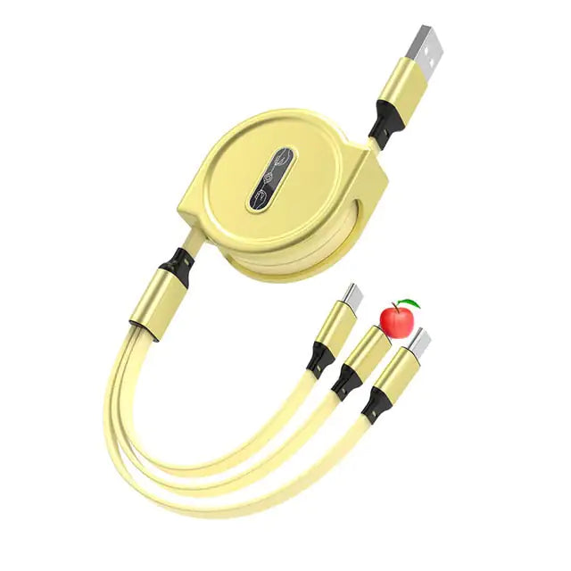 3 in 1 Retractable Usb Cable